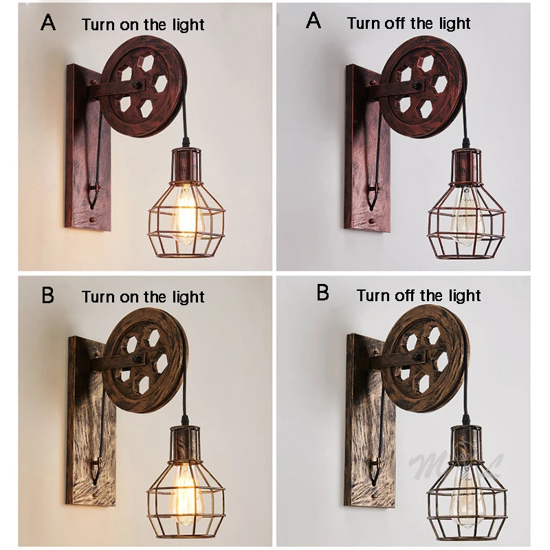 Vintage Wall + Lamps led lamp wall
