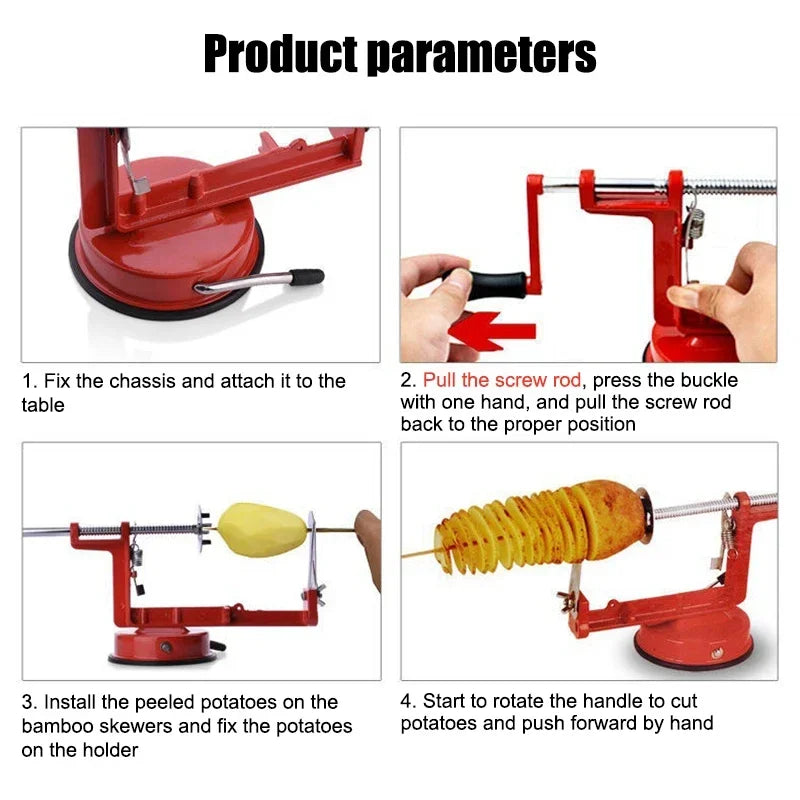 New potato slicer spiral