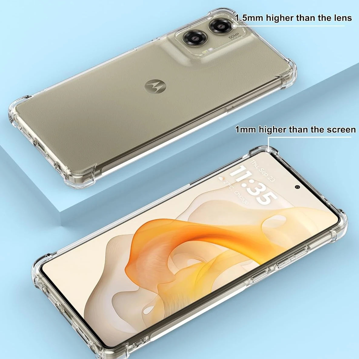 Shockproof Airbag TPU Case for Motorola Moto G Stylus 5G G Play 2024 2023 Power 2022 G Pure
