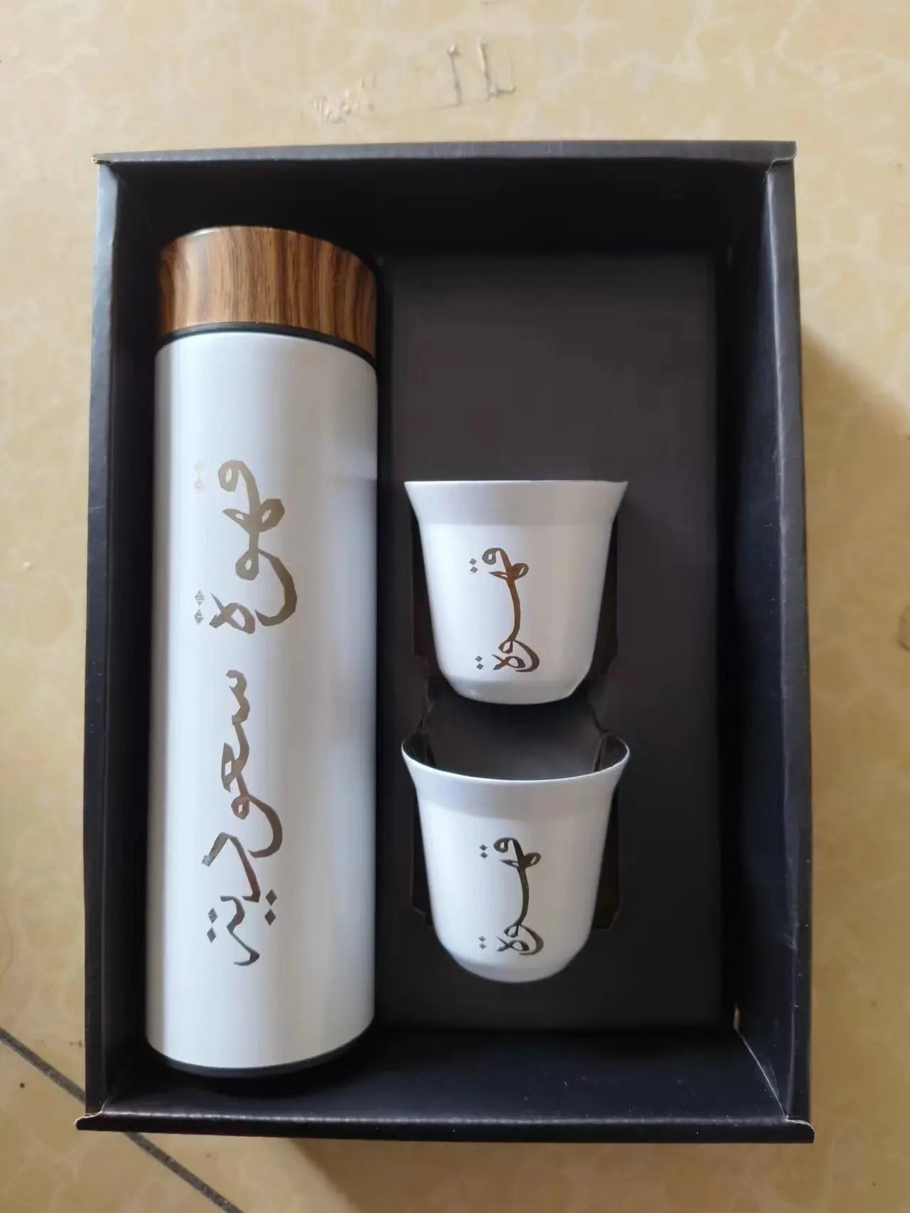 Customed Stainless Steel Coffee Cup with Gift Box