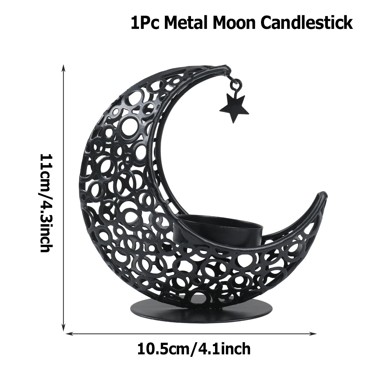 Ramadan Decoration Moon Candlestick EID Mubarak Decor