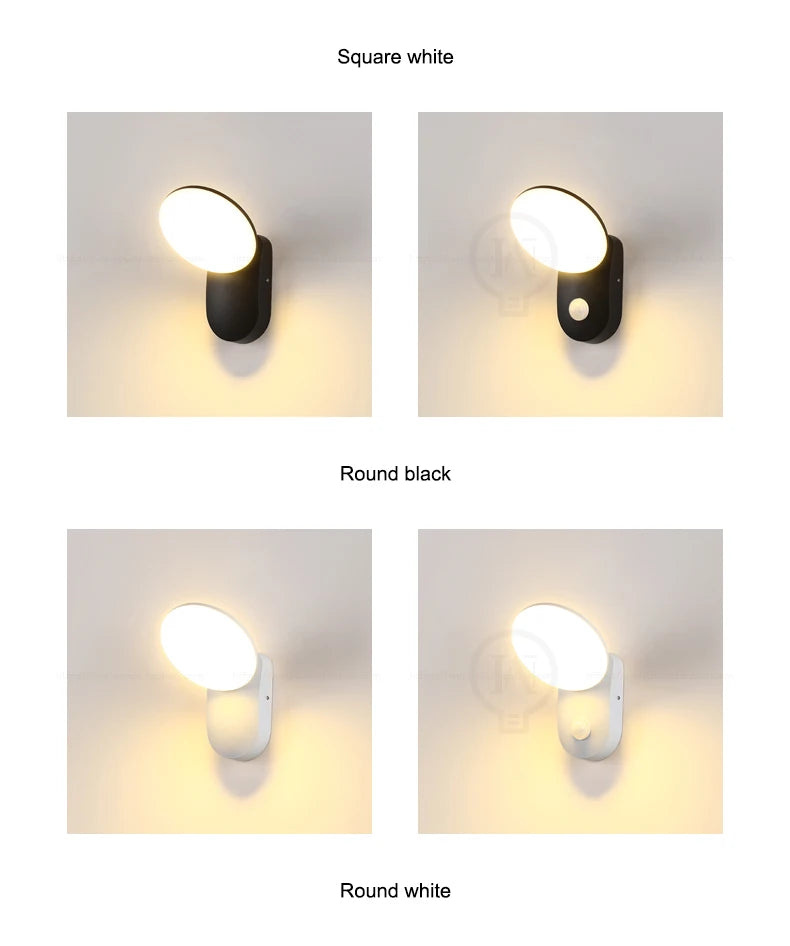 Outdoor LED Wall Lamp with Motion Sensor