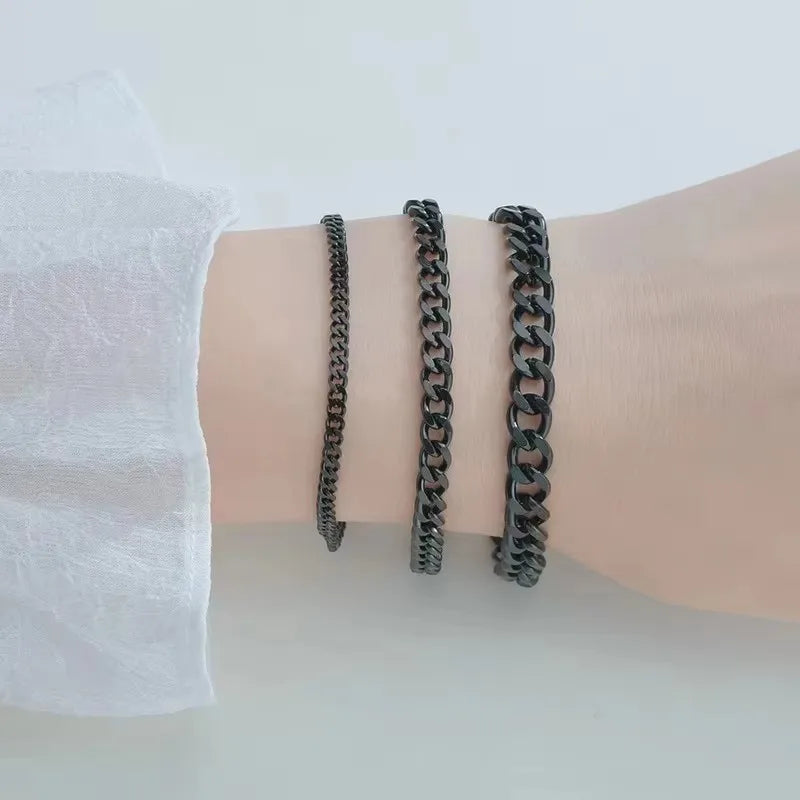 New Trendy Cuban Chain Men Bracelet Classic