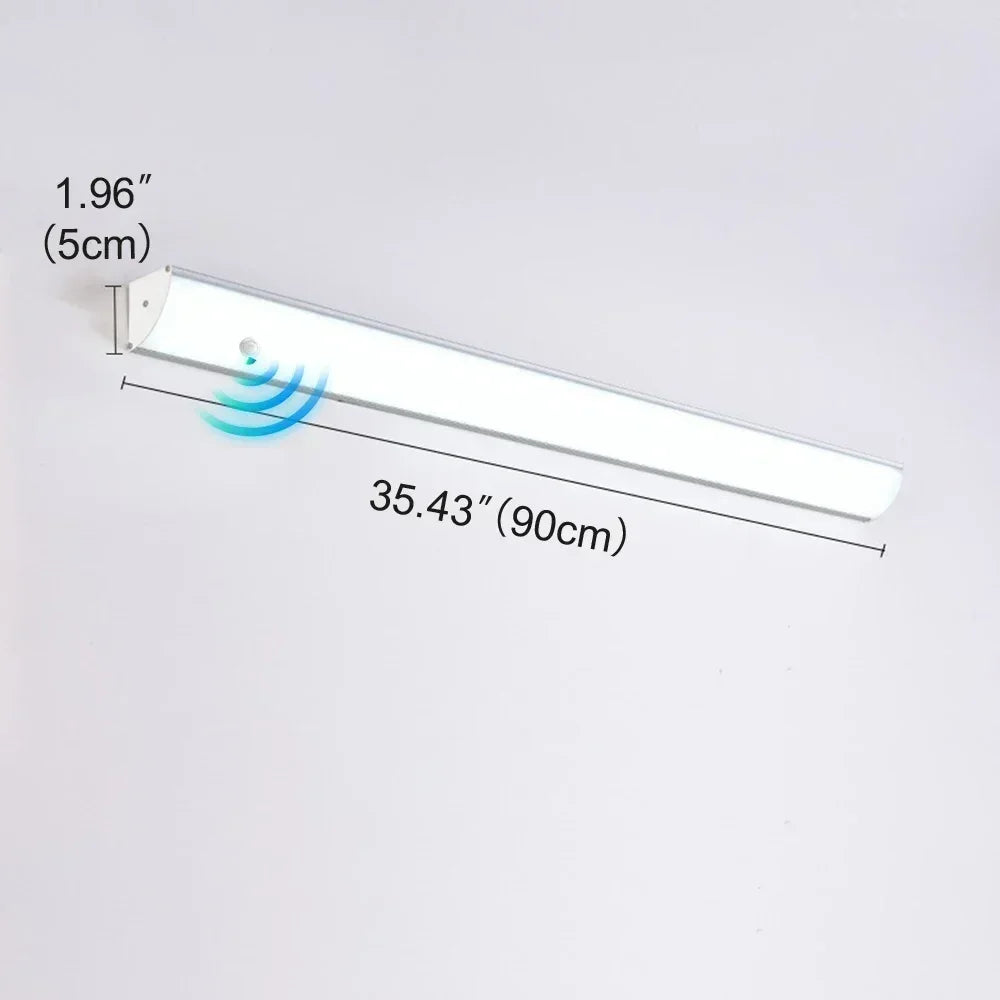 Long Strip Wall Lamp Waterproof Outdoor Motion Sensor