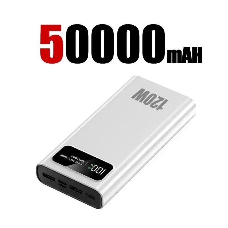 200000mAh 120W Super Fast Charging Battery Digital Display High Capacity Mobile Power Supply iphone Samsung Xiaomi Huawei