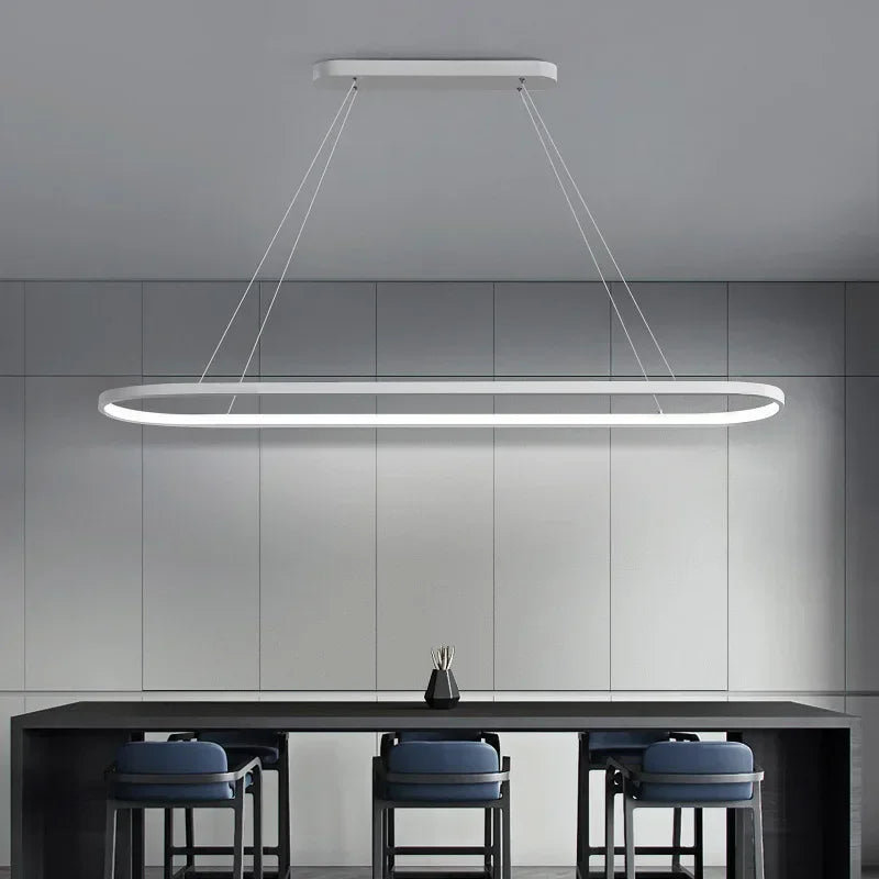 Modern LED Pendant Light Elliptical