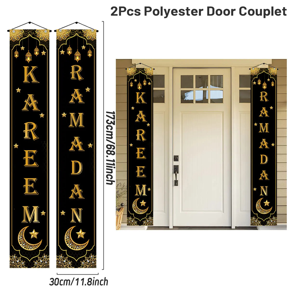 Ramadan Decoration 2025 Door Banner