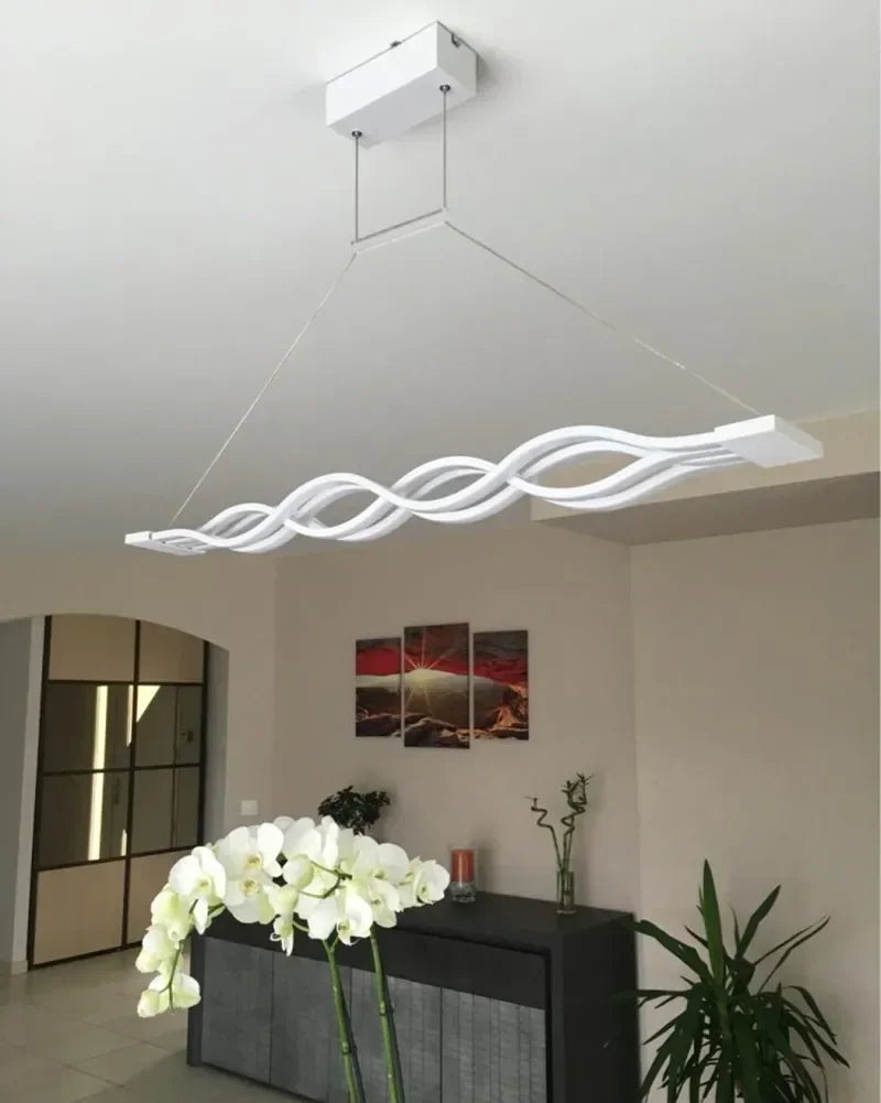 Wave design Chandelier for dining room