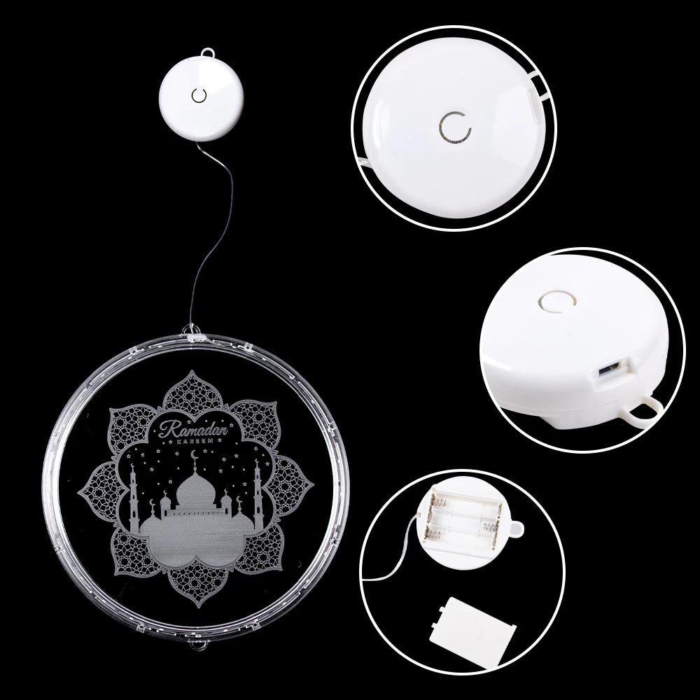 12.5cm Diameter Ramadan LED Hanging Lights