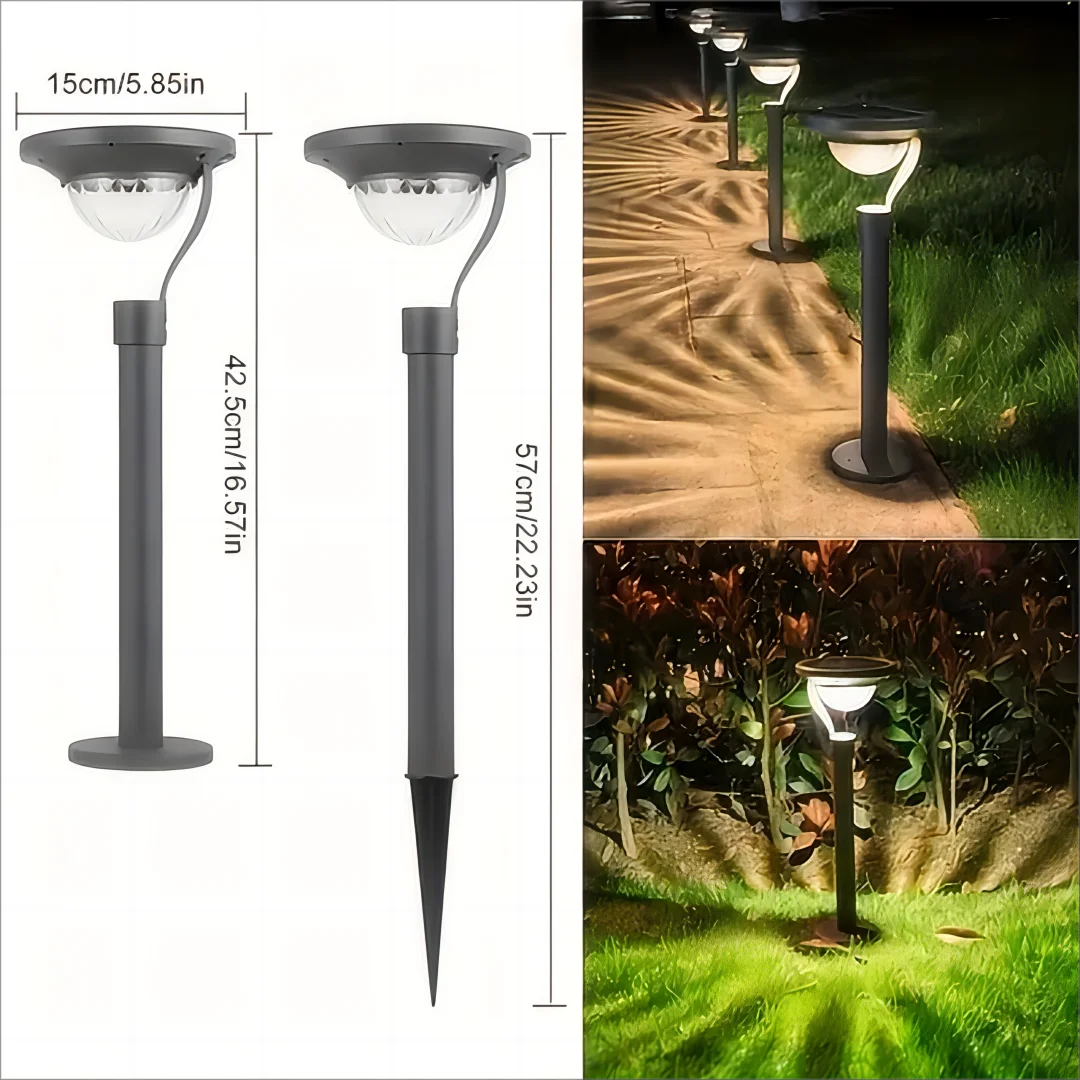 1pc Solar Energy Saving Lamp Super Bright Solar Lawn Lamp Waterproof