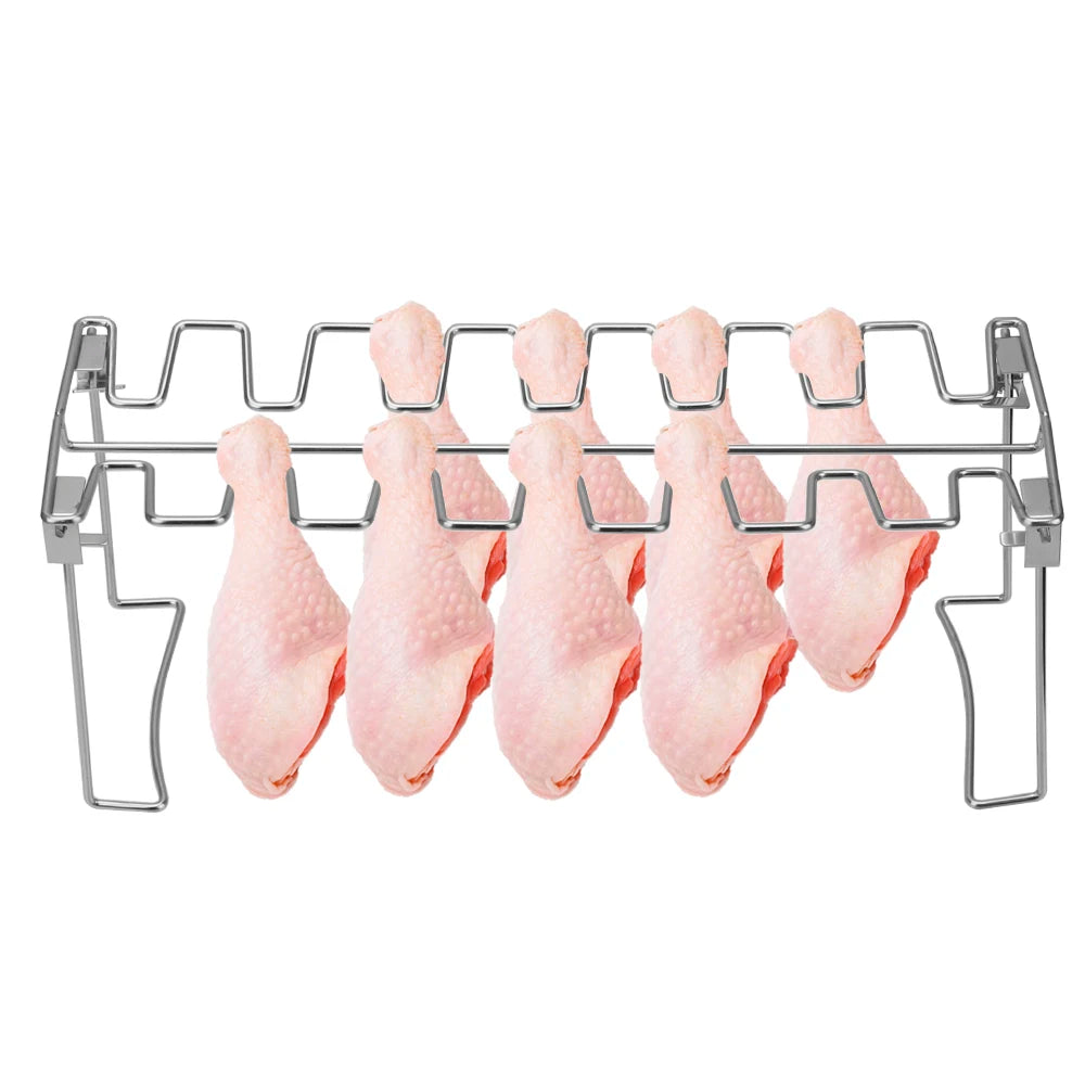 Barbecue Rib Stainless Steel Roast Rack Chicken Leg Rack