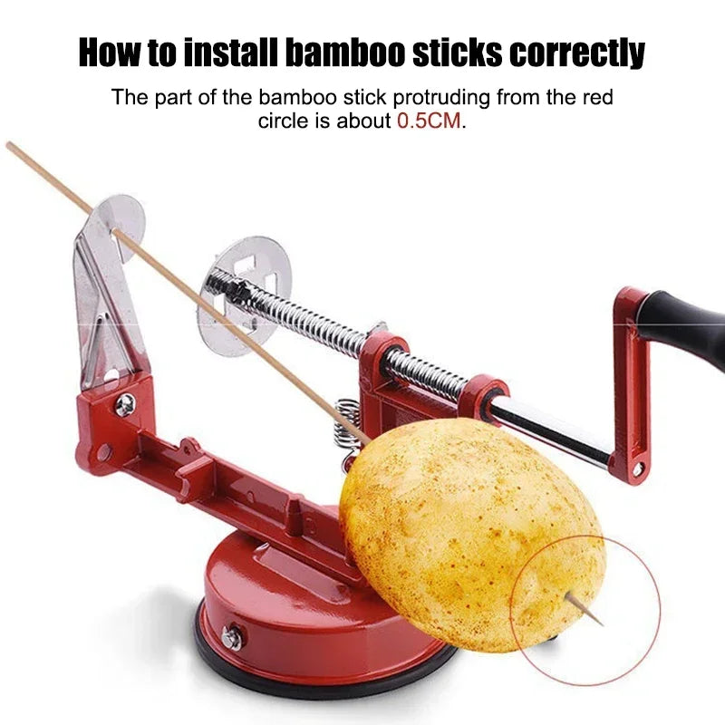 New potato slicer spiral