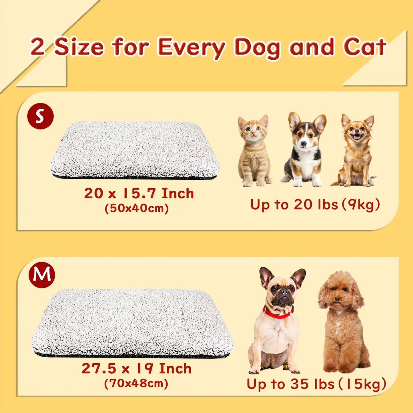 Self-Heating Pet Pads Blanket