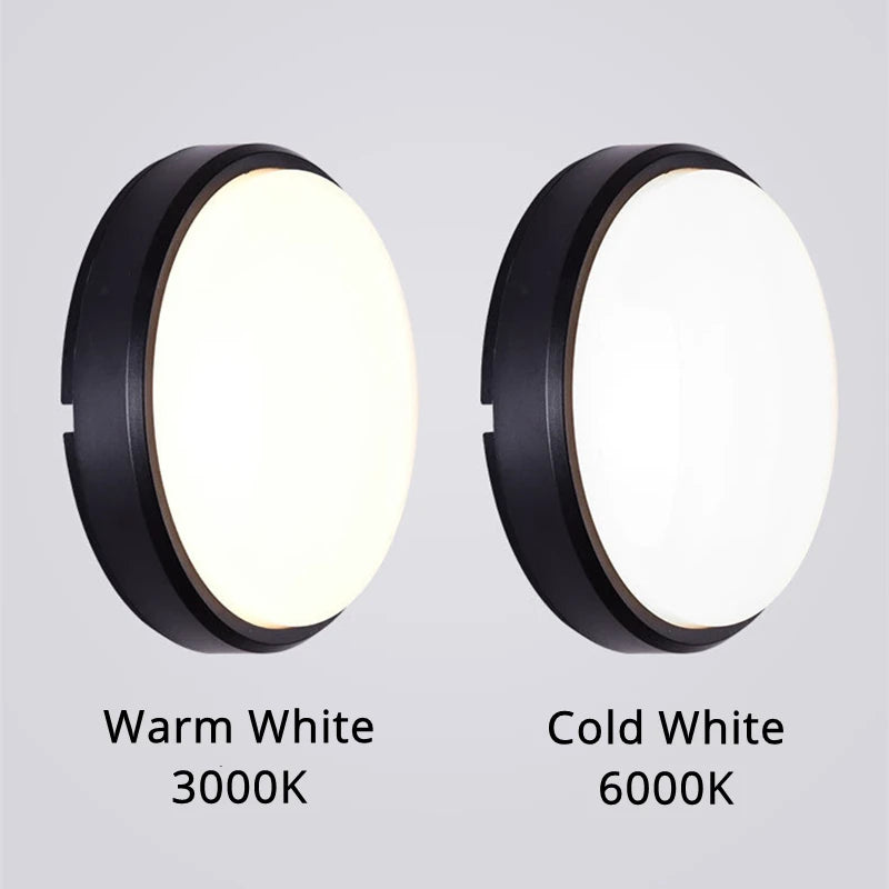 Outdoor Round/Oval LED Wal Lamps Waterproof