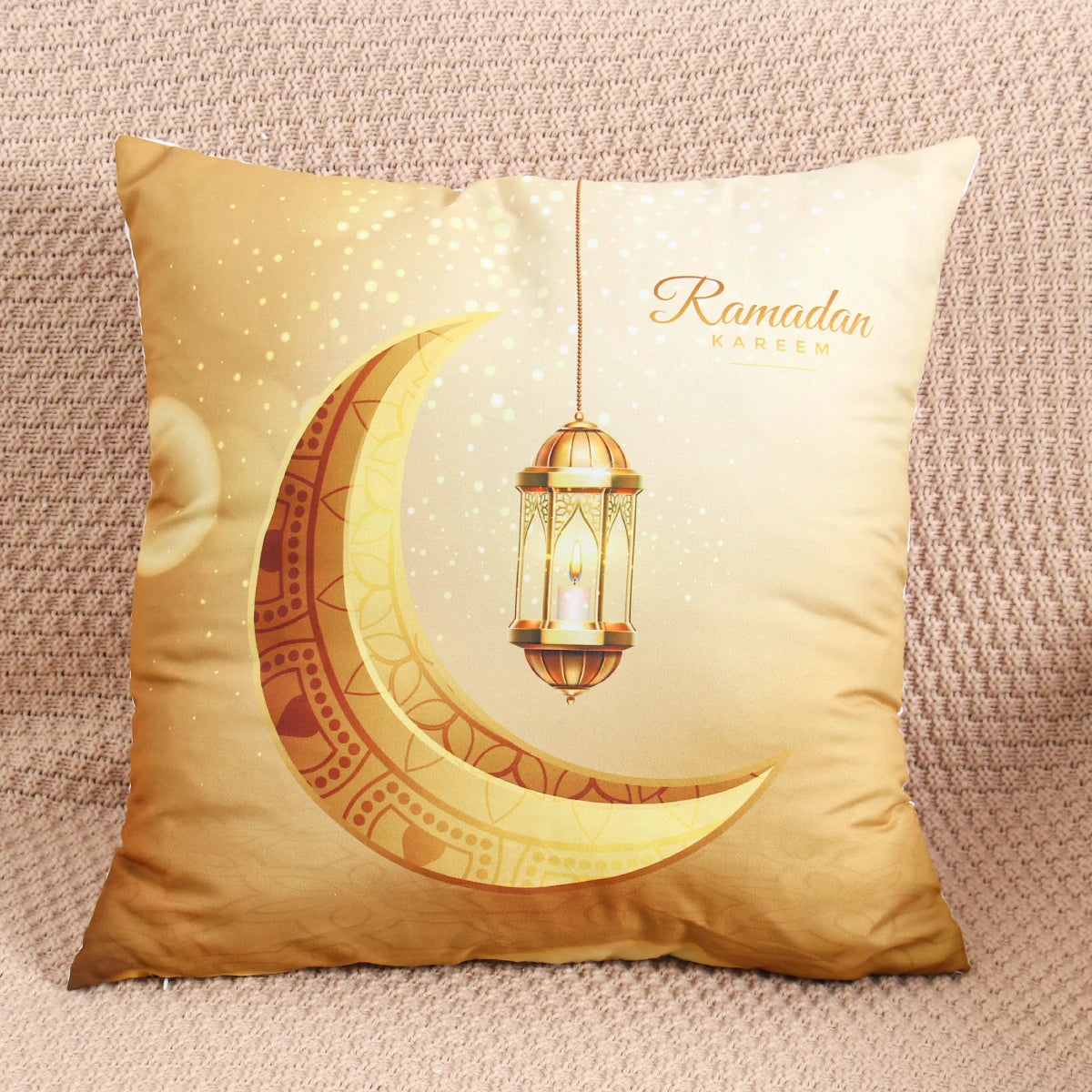 EID Mubarak Decor Cushion Cover Pillowcase Ramadan Decorations for Home