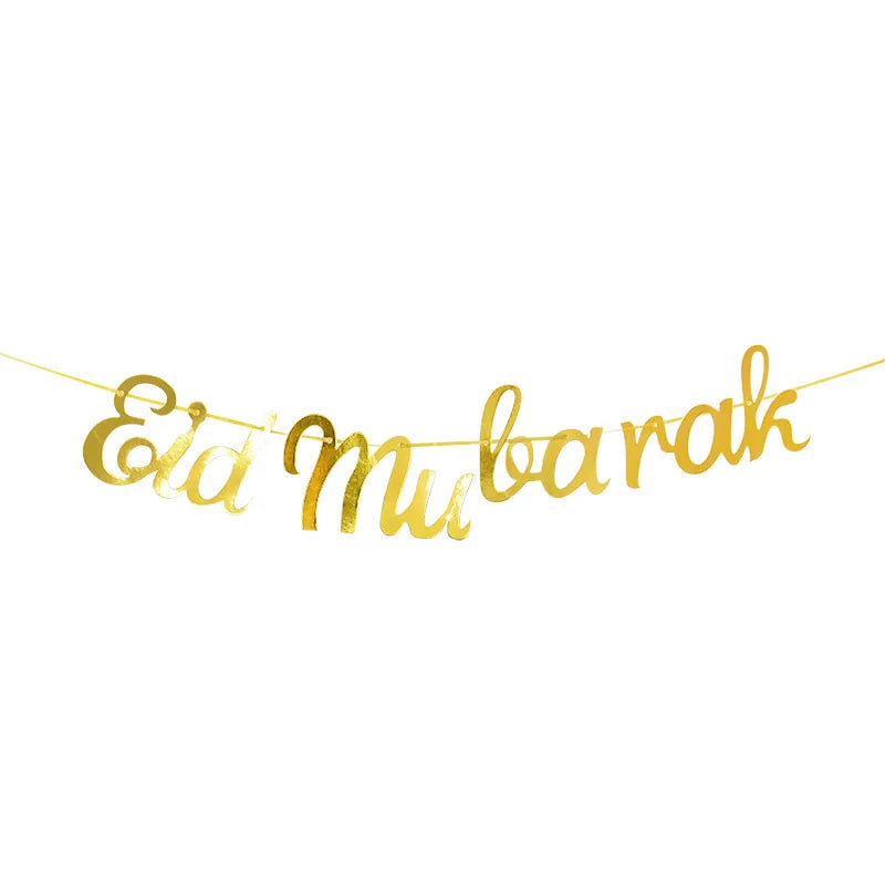 Wooden EID Mubarak Decoration