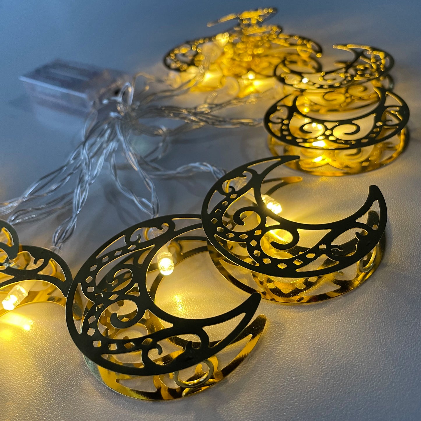 10LED Moon Star castle Led Light String Eid Mubarak