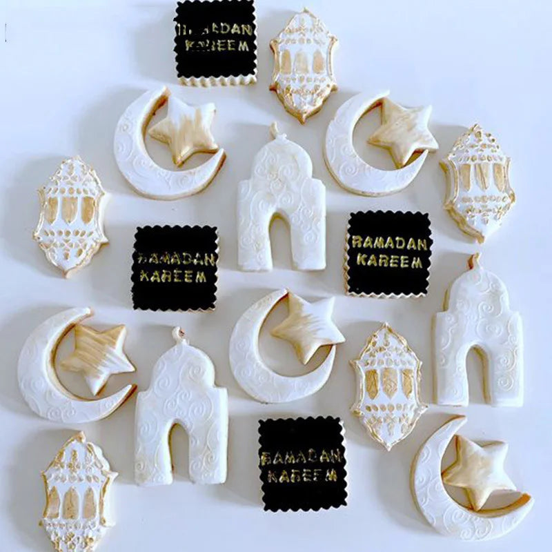 EID MUBARAK Moon Star Biscuit Mold Cookie Cutters