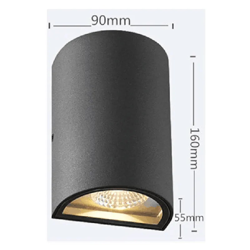 Outdoor Wall Light 2 Head Waterproof