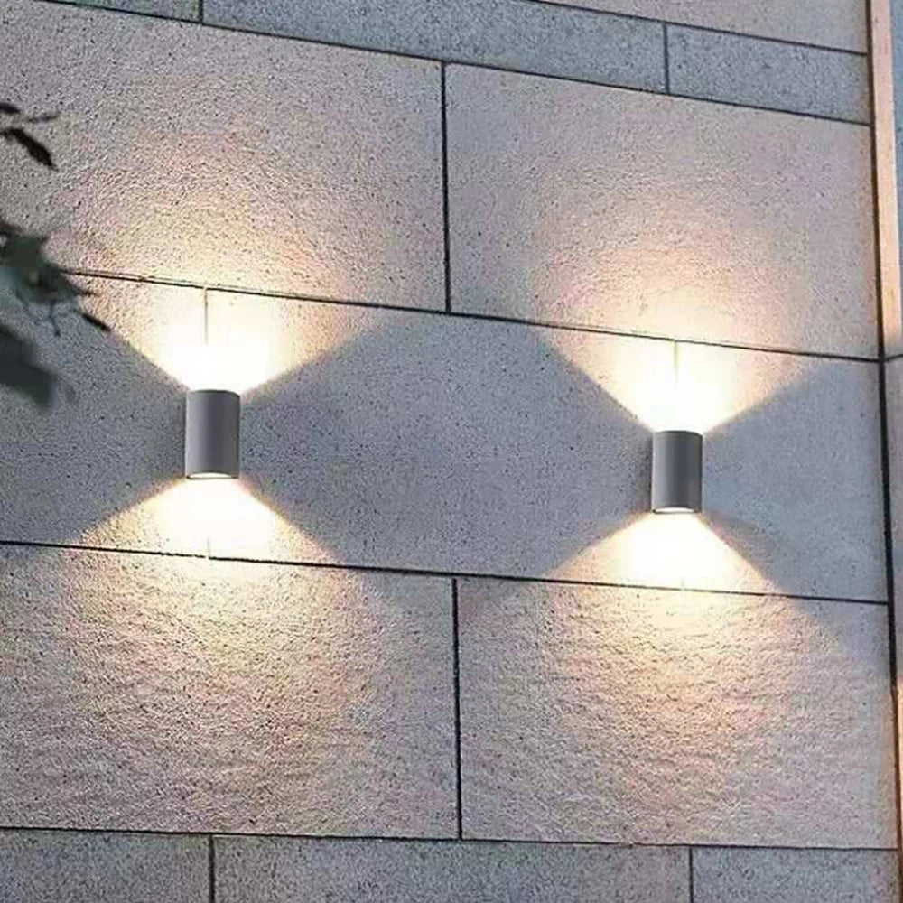 Outdoor Wall Light 2 Head Waterproof