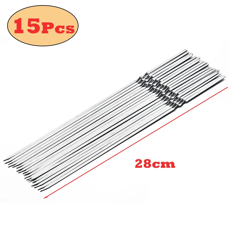 Stainless Steel Barbecue Kabab Skewer