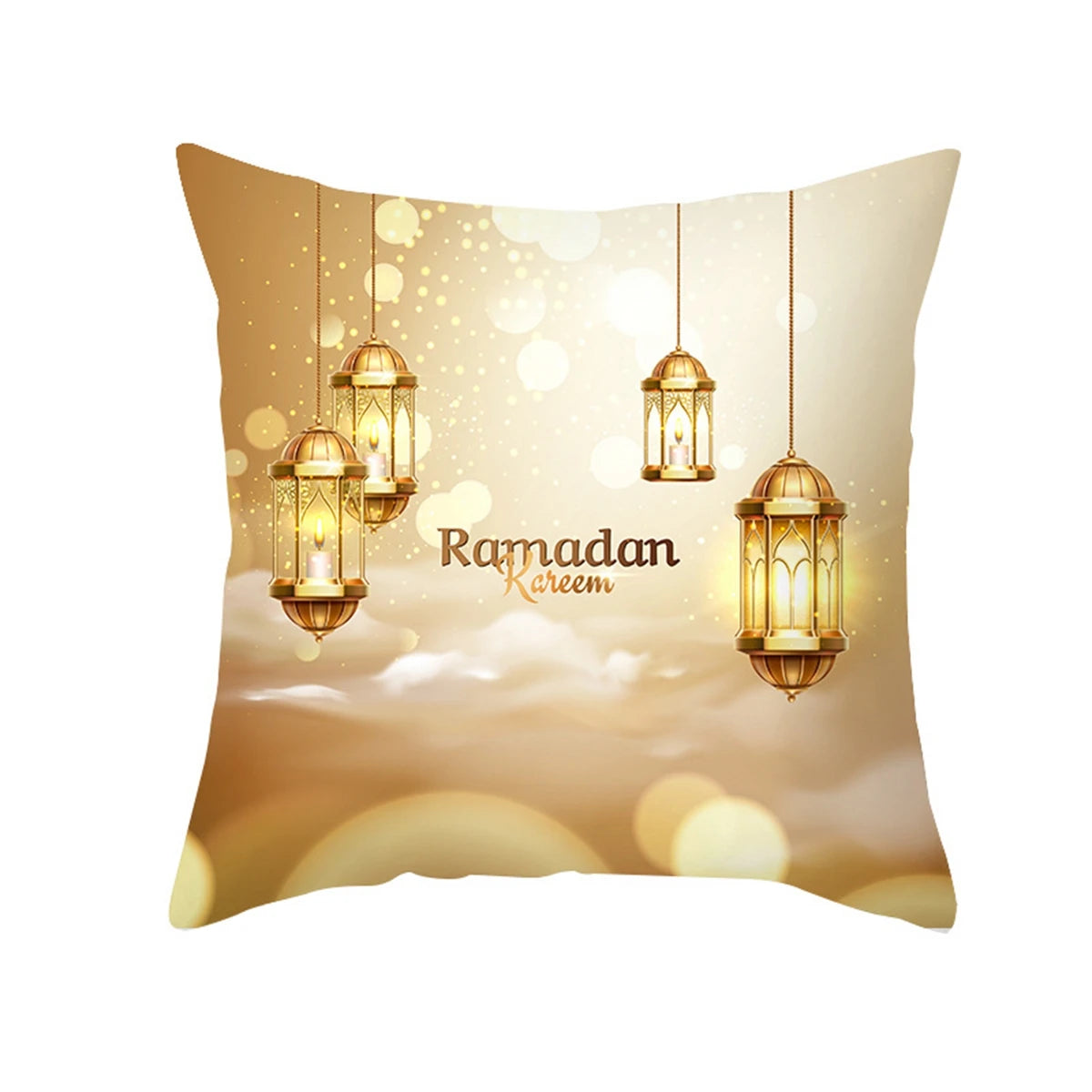 EID Mubarak Decor Cushion Cover Pillowcase Ramadan Decorations for Home