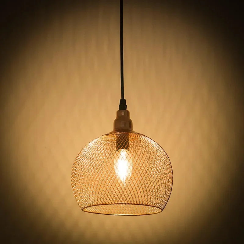 Modern Simple Light Bird Cage Creative Chandelier