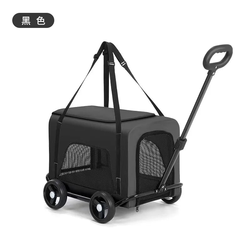 4-Wheel Pet Travel Trolley