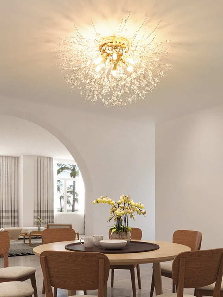 Dandelion Crystal Chandelier Nordic Modern