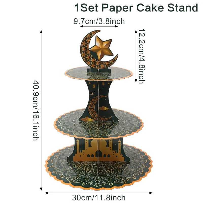 Eid Mubarak Cake Stand Holder 2025