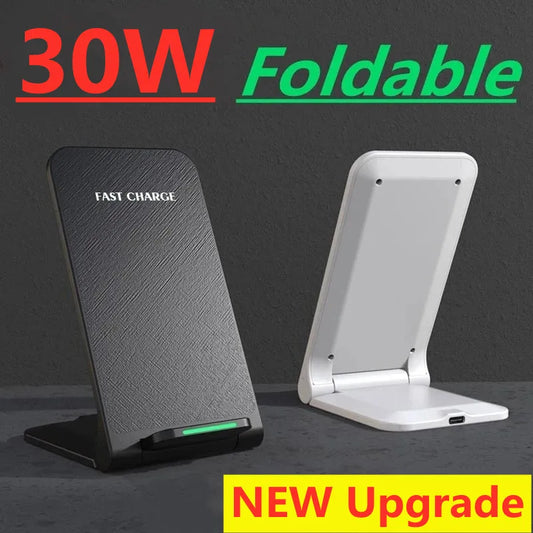 30W Wireless Charger Stand Pad