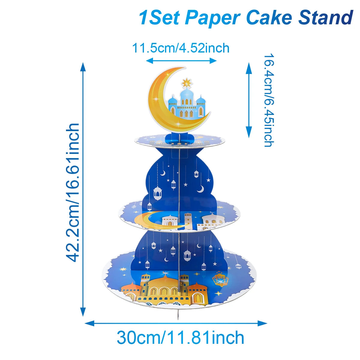 Eid Mubarak Cake Stand Holder 2025