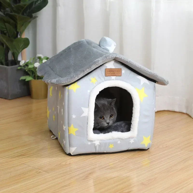 Foldable Pet House Kennel Bed Mat