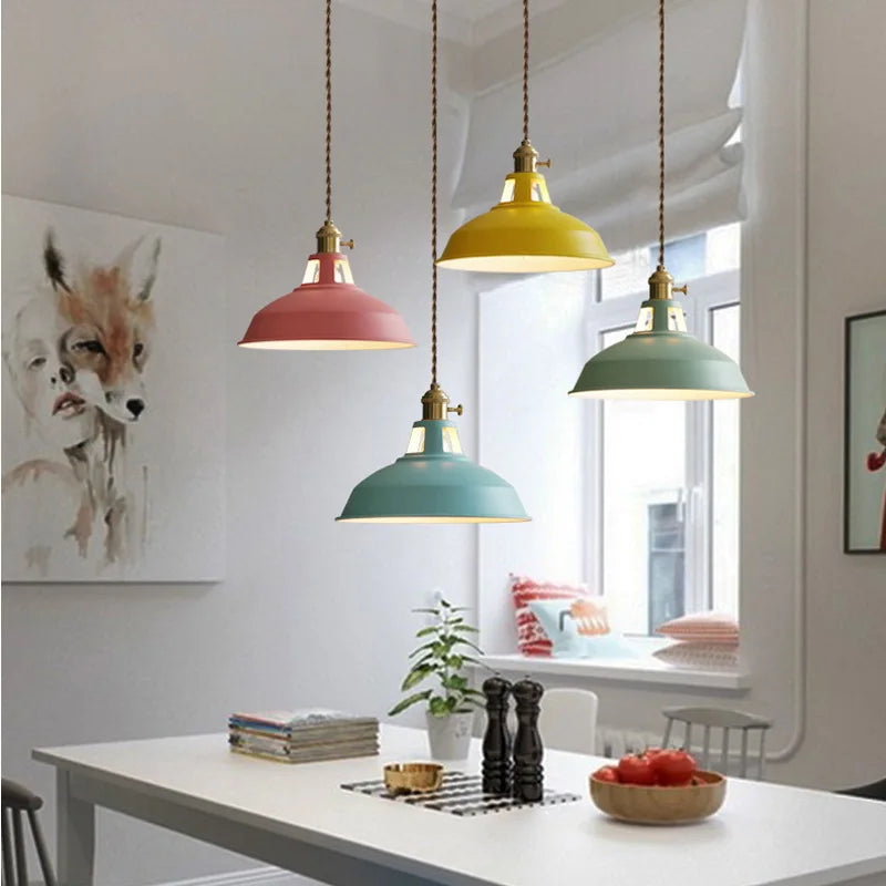 Colorful Iron Pendant Light