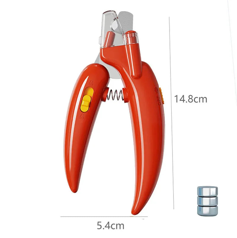 Pet Nail Clippers with Led Light