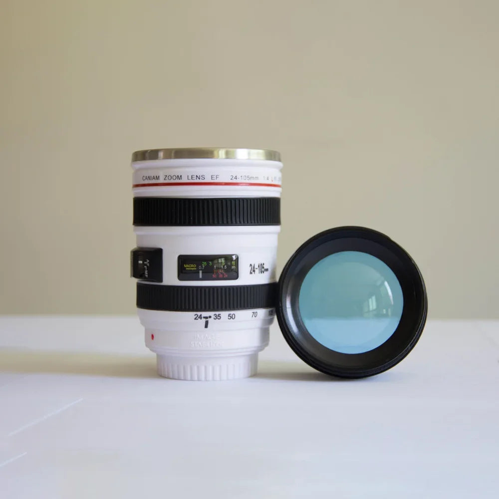 Coffee Mug with Camera Lens