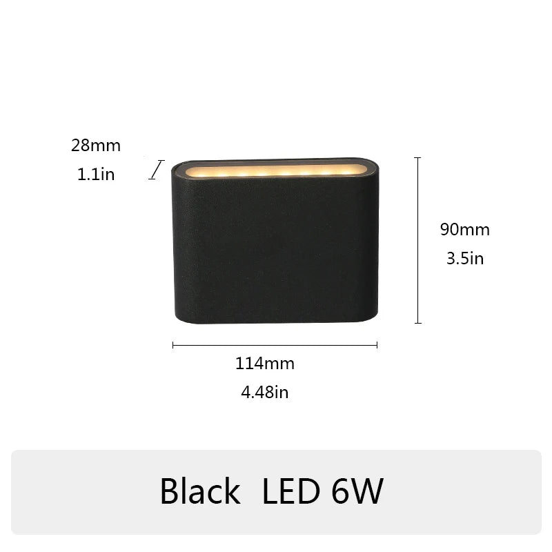 LED Outdoor/Indoor Waterproof Wall Lamp