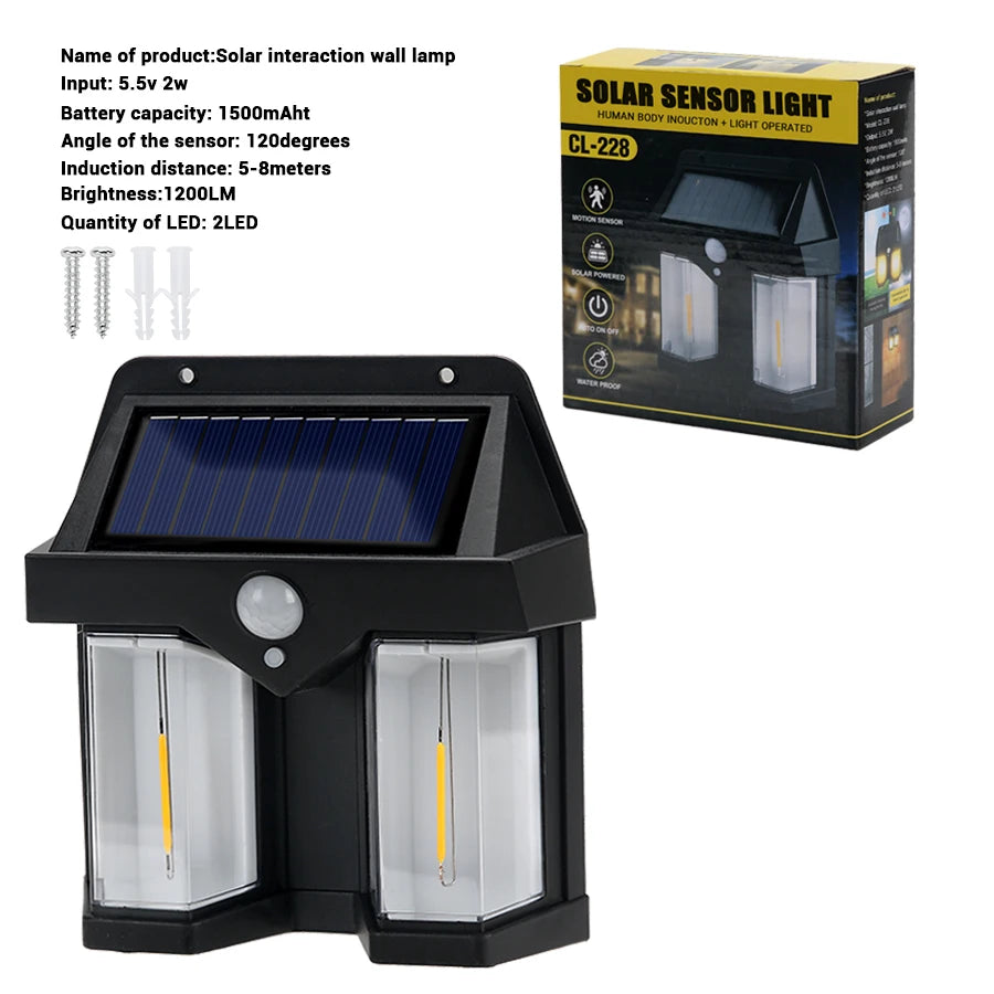 Waterproof LED Solar Tungsten Wall Light