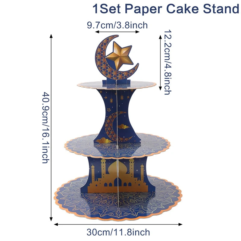 Eid Mubarak Cake Stand Holder 2025