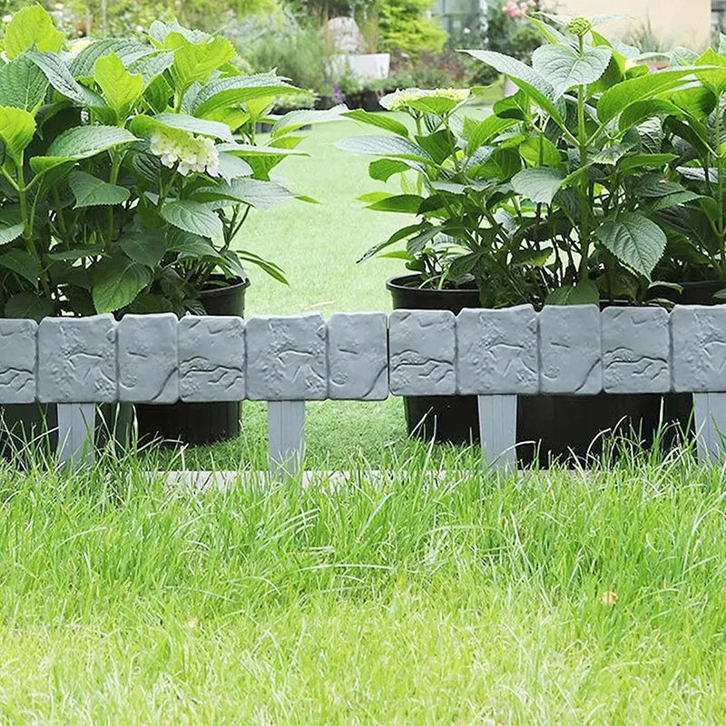 5-10pcs Garden Fence Imitation Stone