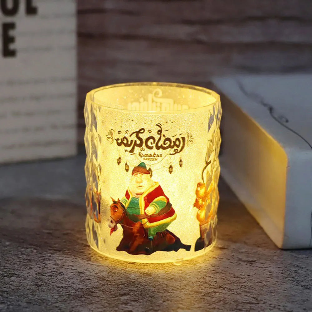 Ramadan Home Decorations 2025 LED Candle Night Light Ornaments