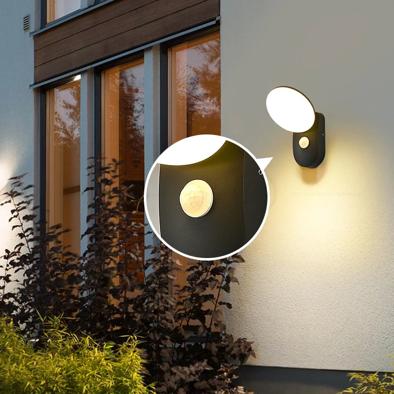 Outdoor LED Wall Lamp with Motion Sensor