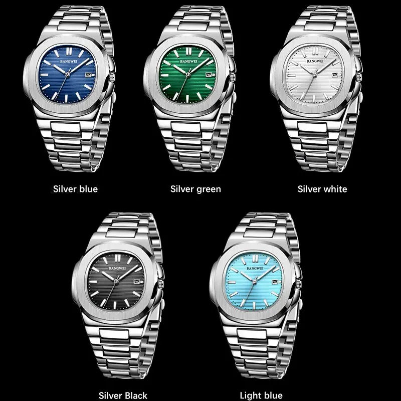 New Luxury Men Quartz Watches 30M Waterproof