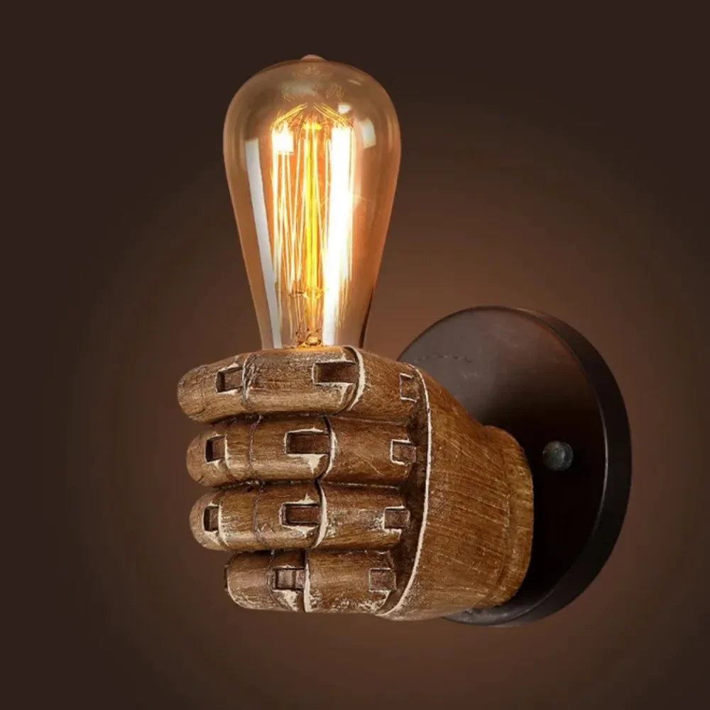 American Fist Wall Lamp