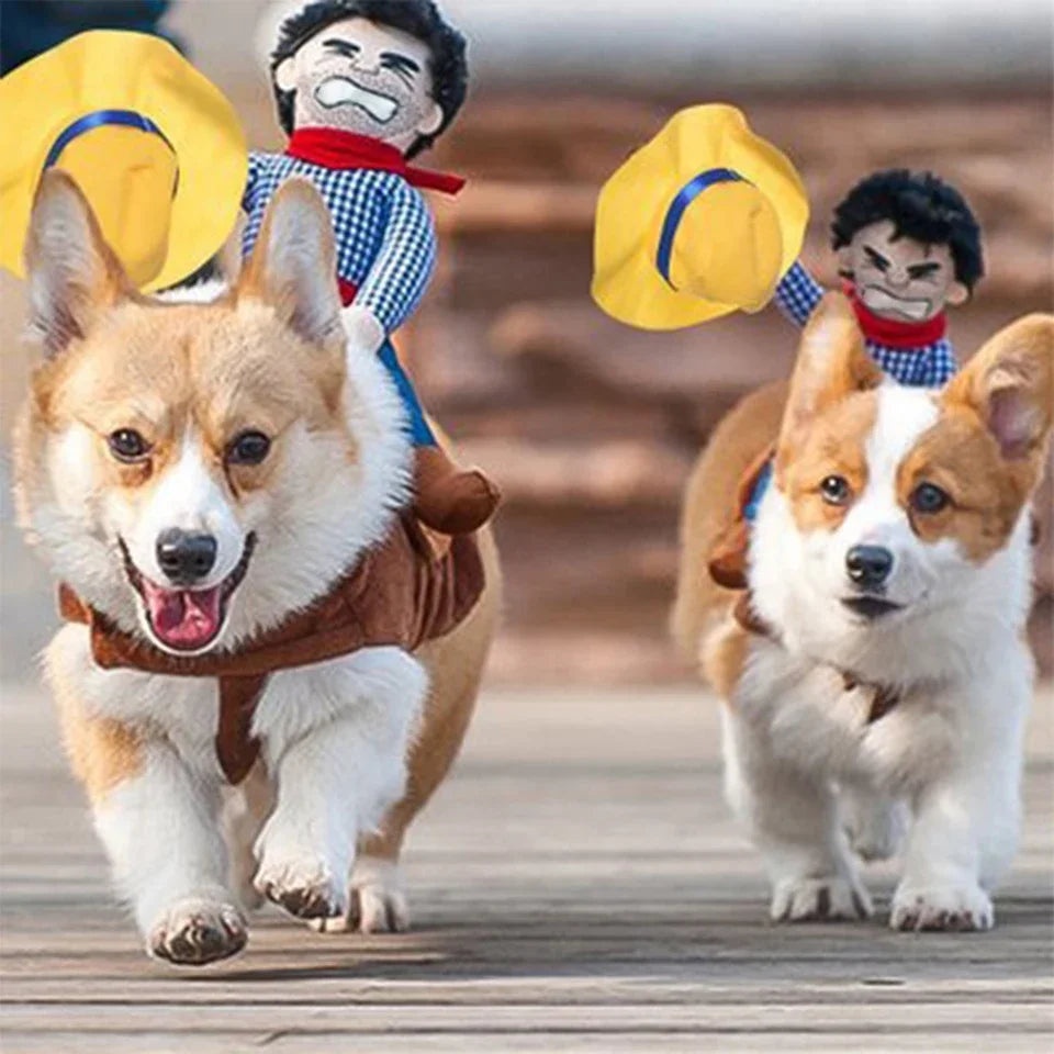 Dog Clothes Funny Cowboy Dressing Up