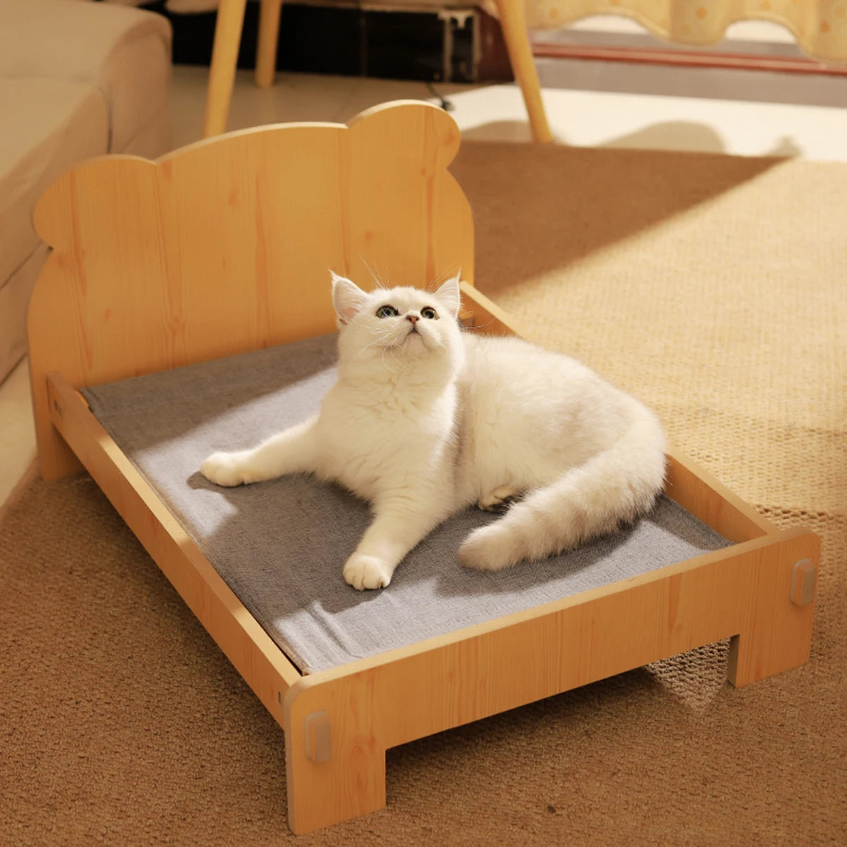 Cat Wooden Bed