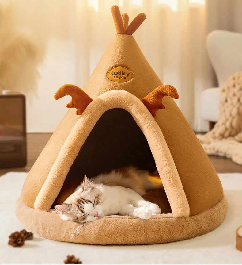 Pet Cave House Foldable Tent