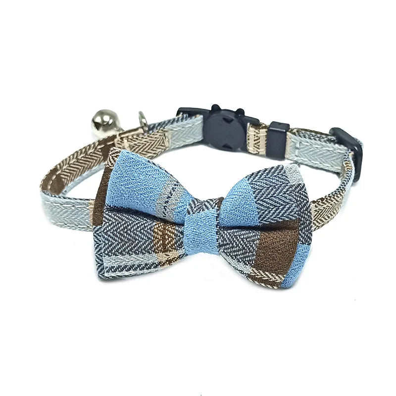 Cat Collar Bow Tie and Bell Cute