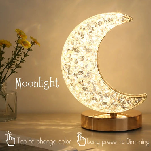 Crystal Touch Dimming Night Light