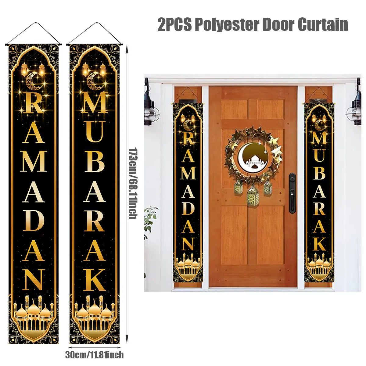 Ramadan Decoration 2025 Door Banner